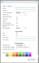 Add Status dialog window